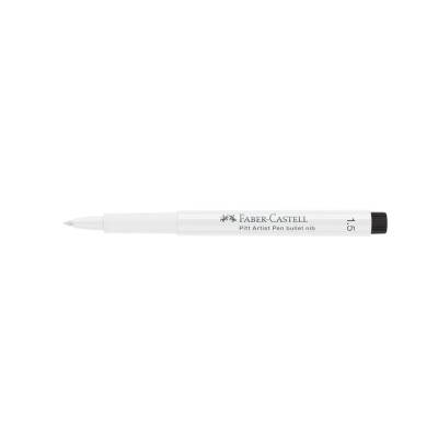Faber Castell Pitt Artist Pen Bullet Nib (1.5) Beyaz - 1