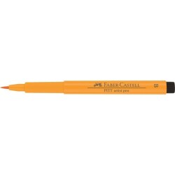 Faber Castell Pitt Artist Pen Çizim Kalemi Fırça Uçlu 109***Dark Chrome Yellow (Krom Sarısı-Koyu) - 1