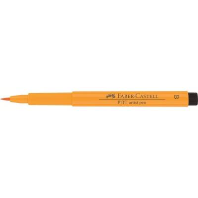 Faber Castell Pitt Artist Pen Çizim Kalemi Fırça Uçlu 109***Dark Chrome Yellow (Krom Sarısı-Koyu) - 1