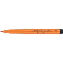 Faber Castell Pitt Artist Pen Çizim Kalemi Fırça Uçlu 113***Orange Glaze (Parlak Turuncu) - 1