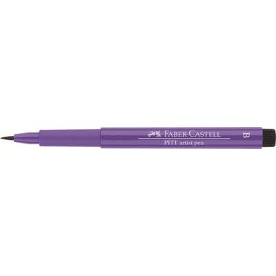 Faber Castell Pitt Artist Pen Çizim Kalemi Fırça Uçlu 136***Purple Violet (Mor Menekşe) - 1