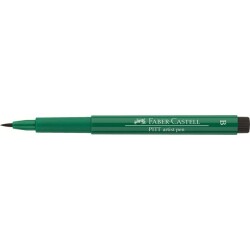 Faber Castell Pitt Artist Pen Çizim Kalemi Fırça Uçlu 264**Dark Phthalo Green (Fitalik Yeşil-Koyu) - 1