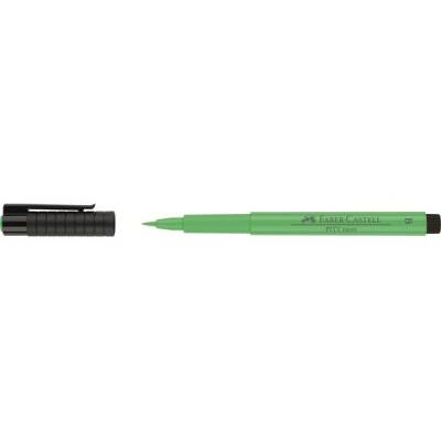 Faber Castell Pitt Artist Pen Çizim Kalemi Fırça Uçlu Neon*Green (Fosforlu Yeşil) - 1