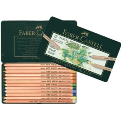 Faber Castell Pitt Pastel Boya Kalemi 12 Renk - 1