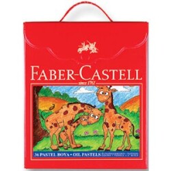 Faber Castell Plastik Çantalı Tutuculu Pastel Boya 36 Renk - 1