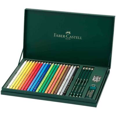 Faber Castell Polychromos ve Castell 9000 Hediye Seti (21 00 51) - 1