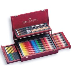 Faber Castell Sanat & Grafik Koleksiyonu Ahşap Kutulu Set - 1