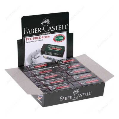 Faber Castell Siyah Silgi Büyük Boy 20'li Kutu - 1