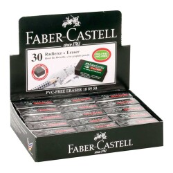 Faber Castell Siyah Silgi Küçük Boy 30'lu Kutu - 1