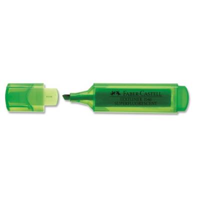 Faber Castell Textliner 1546 Fosforlu Kalem Yeşil - 1