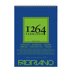 Fabriano 1264 Drawing Paper Çizim Defteri 180 gr A4 50 yp Üstten Spiralli - 1