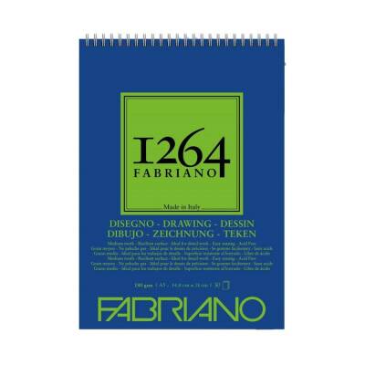 Fabriano 1264 Drawing Paper Çizim Defteri 180 gr A5 30 yp Üstten Spiralli - 1