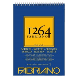 Fabriano 1264 Sketch Paper Eskiz Defteri 90 gr A3 120 yp Üstten Spiralli - 1