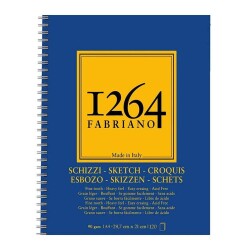 Fabriano 1264 Sketch Paper Eskiz Defteri 90 gr A4 120 yp Yandan Spiralli - 1