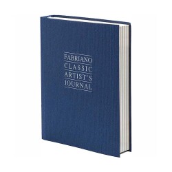 Fabriano Classic Artist's Journal Eskiz ve Çizim Defteri 90 gr. 12x16 cm. 192 yp. Fildişi & Buz Rengi Kağıt Lacivert Kapak - 1