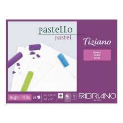 Fabriano Tiziano Pastel Blok 160 gr 30,5x41 cm 24 yp BEYAZ - 1