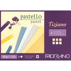 Fabriano Tiziano Pastel Pad 160 gr. A3 30 yp. Soft Colour 6 Karma Renk - 1
