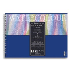 Fabriano Watercolour Spiralli Suluboya Defteri 300 gr. A4 12 yp. Soğuk Basım - 1