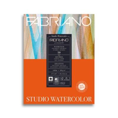 Fabriano Watercolour Studio Suluboya Blok 300 gr. 28x35,6 cm. 50 yp. Sıcak Basım - 1