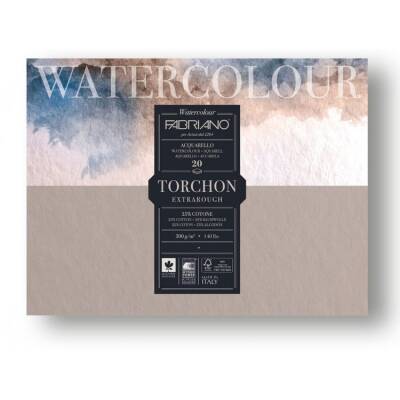 Fabriano Watercolour Studio Torchon Geniş Dokulu Suluboya Blok 270 gr. 35,5x51 cm. 20 yp. - 1
