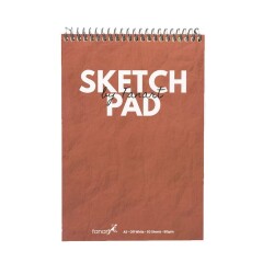 Fanart Academy Sketch Pad A5 Bordo Kapak 80 gr 50 yp Üstten Spiralli - 1