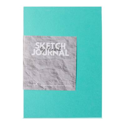 Fanart Sketch Journal A5 Ivory Kağıt Turkuaz Kapak 110gr 60yp - 1