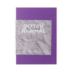Fanart Sketch Journal A6 Ivory Kağıt Mor Kapak 110gr 60yp - 1