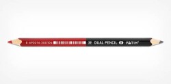 Fatih Dual Pencil Jumbo Üçgen Başlangıç Kalemi KIRMIZI-SİYAH - 1