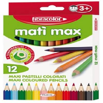 Fibracolor Mati Max Kalın Kuru Boya 12 Renk - 1