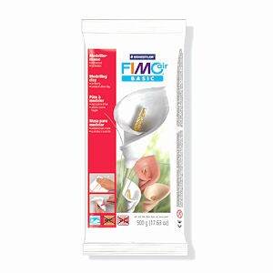 Fimo Air Basic Hava İle Kuruyan Modelleme Kili 500 gr. BEYAZ - 1