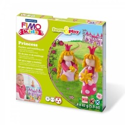 Fimo Kids Şekillendir ve Oyna Polimer Kil Seti PRINCESS - 1