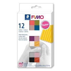Fimo Soft Polimer Kil Seti 25 gr x 12 Renk Fashion (Moda) Renkler - 1