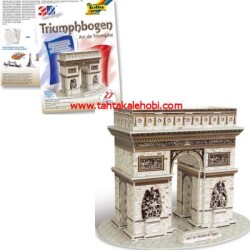 Folia 3D Maket Puzzle Arc de Triomphe / Paris 27 Parça - Folia