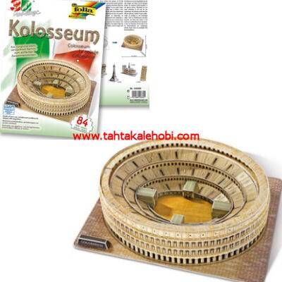 Folia 3D Maket Puzzle Colosseum / Roma 84 Parça - 1