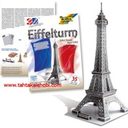 Folia 3D Maket Puzzle Eiffel Tower / Paris 35 Parça - Folia