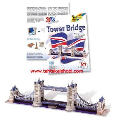 Folia 3D Maket Puzzle Tower Bridge / Londra 120 Parça - 1
