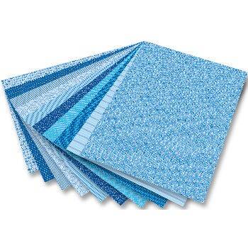 Folia Dekoratif Motivkarton 270 gr. 50x70 cm. 10 Tabaka Basics Blue - 1