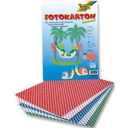 Folia Fotokarton Polka Puantiyeli 25x35 cm. 10 Tabaka - 1