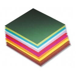 Folia Origami Kağıdı 20x20 cm. 10 Renk 500 Adet - 1
