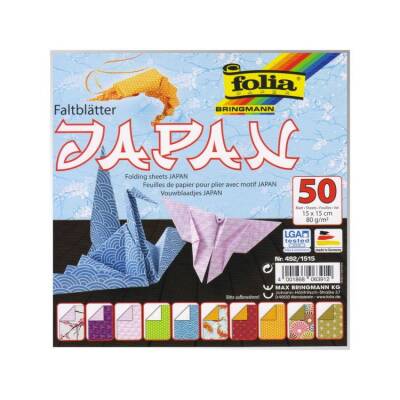 Folia Origami Kağıdı Japan 15x15 cm 50 Adet 492/1515 - 1