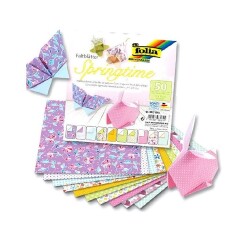 Folia Origami Kağıdı Springtime 15x15 cm 50 Adet 497/1515 - Folia