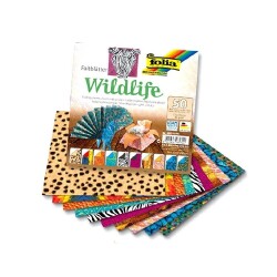 Folia Origami Kağıdı Wildlife 15x15 cm 50 Adet 495/1515 - 1