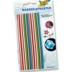 Folia Quilling Strips (Kağıt Kıvırma Şeritleri) 400 Adet - 1