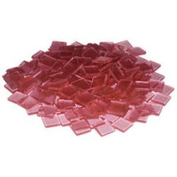 Folia Transparan Mozaik 10x10 mm. 190 Adet AÇIK PEMBE - 1