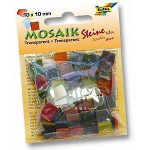 Folia Transparan Mozaik 10x10 mm. 190 Adet KARIŞIK RENK - 1