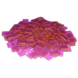 Folia Transparan Mozaik 10x10 mm. 190 Adet PEMBE - 1