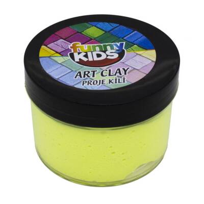 Funny Kids Art Clay Proje Kili NEON SARI 576 - 1