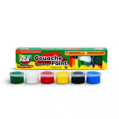 Funny Kids Guaj Boya 6 Renk x 15 ml Set - 1