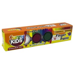 Funny Kids Parmak Boyası 6 Renk x 25 ml Set - 1