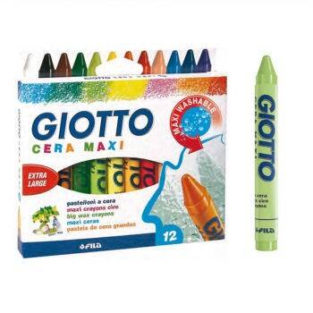 Giotto Cera Maxi - Jumbo Mum Boya 12 Renk - 1